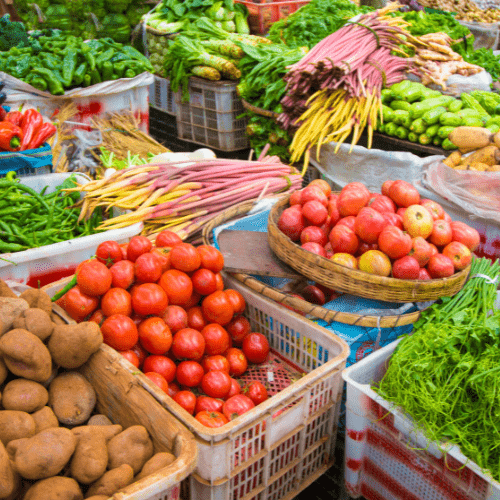 Fruits and Vegs at Farmers Market