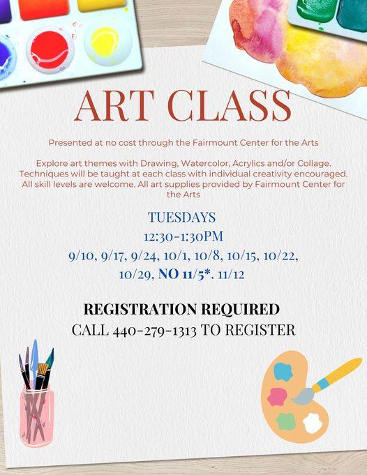 FREE Art Classes at Bainbridge Senior Center – KCE