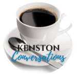 Coffee Cup with Kenston Conversations text