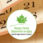 Calendar pages with Geauga Department of Aging