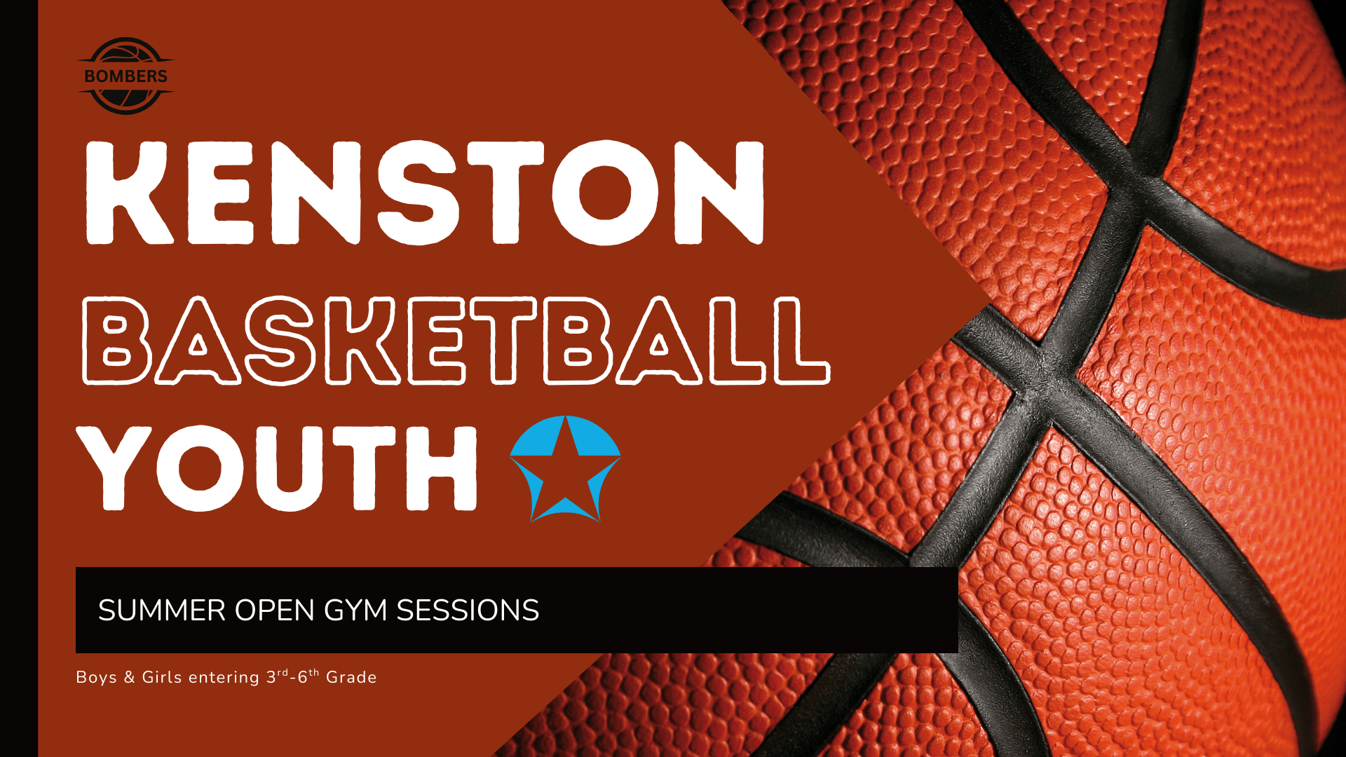 Kenston Youth Basketball Open Gyms for 3rd-6th Grades