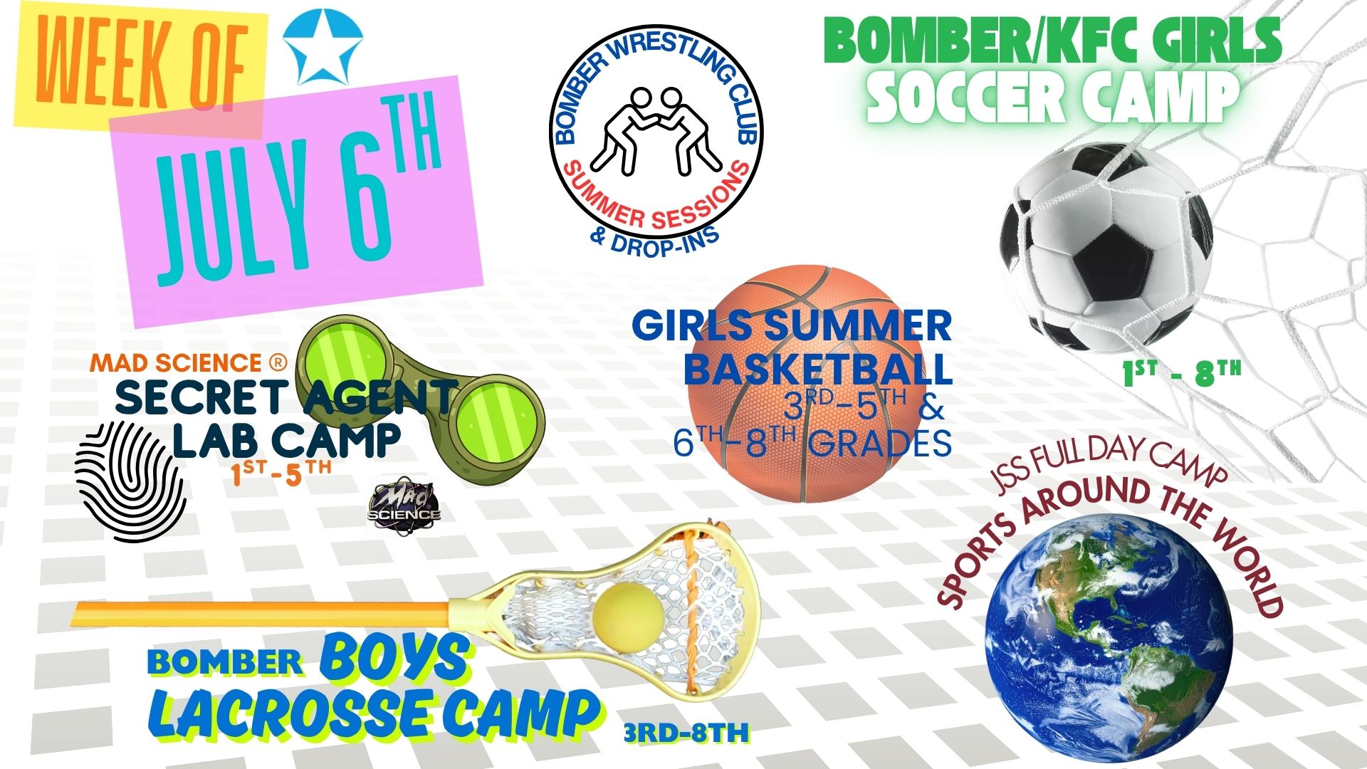 KCE Camps & Programs - Week of July 6th & 13th⭐️ 